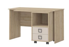 Cameretta - Scrivania "Benjamin" 29, faggio / crema - 76 x 125 x 60 cm (h x l x p)