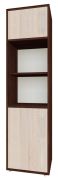 Armadio Curug 21 | Noce e Olmo | 188 x 50 x 34 cm | Design moderno e compatto