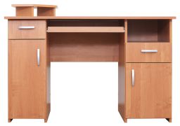 Scrivania Banjaran 14 in ontano | 80 x 125 x 60 cm | Design moderno e funzionale