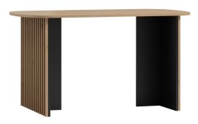 Tavolo da pranzo Cikarang 11 | Nero e rovere | 140 x 80 cm | Design moderno e materiali di qualità