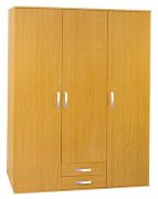 Armadio Sepatan 15 ante battenti | Ontano | 174 x 132 x 58 cm | Design moderno e robustezza