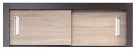 Modulo aggiuntivo per armadio scorrevole Sepatan 07 | Wengé e rovere Sonoma | 40 x 120 x 60 cm