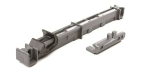 Serranda silenziosa per ante armadio scorrevoli | Colore argento | Organizzazione efficiente