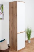 Armadio cameretta ante battenti Alard 02 | Rovere/Bianco | 195 x 45 x 52 cm | Design moderno salvaspazio