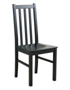 Sedia classica Haynasch in faggio massiccio nero | Design elegante | Alta qualità | Resistente e durevole