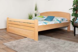 Letto matrimoniale king size Easy Premium Line K7 | Faggio massello naturale | 180 x 200 cm | Design moderno