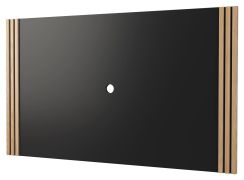 Pannello decorativo da parete "Slatina" 17 | Rovere naturale e nero | 100 x 170 x 4 cm
