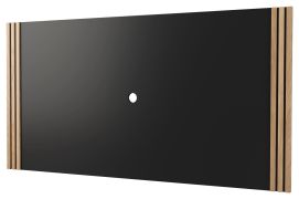 Pannello decorativo da parete "Slatina" 18 | Rovere naturale e nero | 100 x 190 x 4 cm