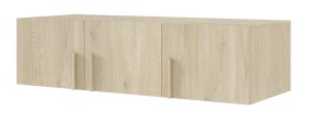 Estensione per armadio Edegem 02 | colore: rovere Cremona | 3 ante | 2 scomparti | bordi in ABS | 150 x 61 x 40 cm