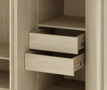 Cassetti per armadio Edegem 02 | 2 pezzi | Colore: rovere Cremona