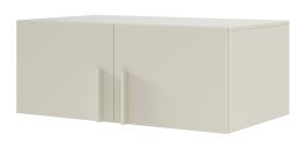 Mobile top per armadio Edegem 03 | bordi in ABS | colore: cashmere | 100 x 61 x 40 cm | 2 ante | 1 scomparto grande