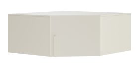 Estensione per armadio ad angolo Edegem 04 | colore: cashmere | 1 anta | 1 scomparto | bordi in ABS | 95 x 95 x 40 cm