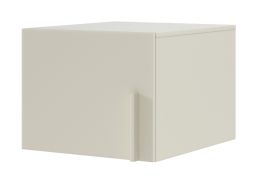 Top per armadio a un'anta Edegem 05 | 50 x 61 x 40 cm | colore: cashmere | bordi in ABS | 1 anta | 1 vano