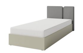 Letto singolo Fricourt 13 verde menta | Design moderno | Rete pieghevole 90 x 200 cm | Bordi in ABS | Ideale per ospiti