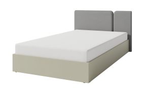 Letto singolo Fricourt 14 verde menta | 120 x 200 cm | Rete pieghevole | Stile moderno | Bordi ABS