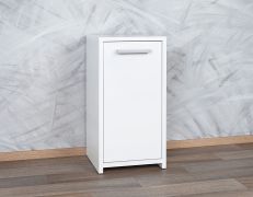 Mobiletto bagno bianco 60 x 30 x 30 cm | Design moderno | Ampio spazio | Serie Cerri 03