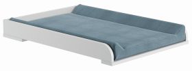 Fasciatoio per bimbo "Skady" | Bianco elegante | 10 x 59 x 81 cm | Compatibile con cassettiera Skady 03