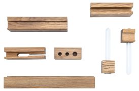 Set organizzativo per cassettiere | 7 pezzi | Legno di faggio | Colore Naturale | Ottimizza lo spazio
