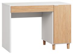 Scrivania moderna "Arbolita" 27 bianco/rovere | 78 x 110 x 57 cm | Ampio spazio, design funzionale