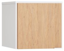 Modulo aggiuntivo per armadio 1 anta Arbolita 38 | bianco e rovere | 45 x 47 x 57 cm | design moderno e compatto