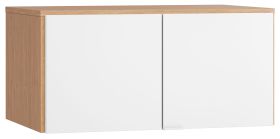Modulo armadio due ante Arbolita 17 | Rovere e bianco | 45x93x57 cm | Soft close | Design moderno