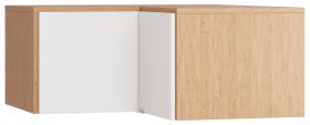 Modulo angolare Arbolita 18 | Rovere e bianco | 45 x 102 x 104 cm | Design moderno e funzionalità