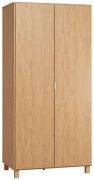 Armadio 2 ante Averias 13 rovere | 195 x 93 x 57 cm | LED, soft close, organizzazione efficiente