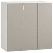 Madia Bellaco 31 bianco e grigio | Design moderno | 92 x 90 x 47 cm | Ante soft close