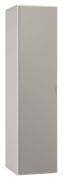 Armadio 1 anta Bellaco 37 | Bianco/Grigio | 187 x 47 x 57 cm | LED, Soft Close
