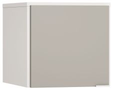 Modulo per armadio 1 anta Bellaco 37 | Bianco/Grigio | 45x47x57 cm | Design moderno | Soft close
