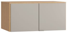 Modulo armadio Nanez 13 | Rovere e grigio | 45 x 93 x 57 cm | 2 ante soft close | Design scandinavo