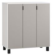 Madia Pantanoso 06 | Bianco/Grigio | 100 x 90 x 47 cm | Design moderno e funzionale