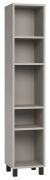 Scaffale Pantanoso 47 grigio | 195 x 39 x 38 cm | Design moderno e funzionale | 5 scomparti regolabili