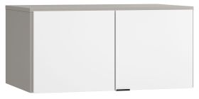 Modulo armadio Pantanoso 38 | grigio/bianco | 45 x 93 x 57 cm | laccatura soft touch | ante soft close