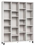 Scaffale "Vacas" 26 bianco | 195 x 149 x 38 cm | Design moderno e versatile | 20 scomparti regolabili