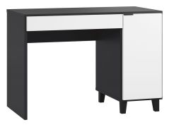 Scrivania "Vacas" 27 nero/bianco | Design moderno | 78 x 110 x 57 cm | Spazio versatile | Dettagli eleganti