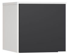 Modulo aggiuntivo "Vacas" per armadio | Nero/Bianco | 45 x 47 x 57 cm | Design moderno