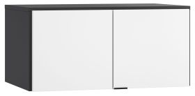 Modulo armadio "Vacas" 39 | nero/bianco | 45 x 93 x 57 cm | design moderno | soft close
