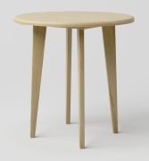 Tavolo rotondo in pino massiccio naturale Aurornis 72 | 80 x 80 cm | Design moderno e resistente