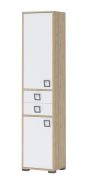 Cameretta - Armadio "Benjamin" 25, faggio / bianco - 198 x 44 x 37 cm (h x l x p)
