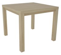 Tavolo pranzo Varbas | Rovere Sonoma | 80 x 80 x 77 cm | Design moderno e robusto