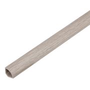 Profilo angolare tondo 2400 x 28 x 15 mm - Modello: BRAHMS Effetto noce