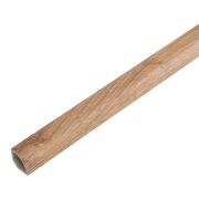 Profilo angolare tondo 2400 x 28 x 15 mm - Modello: STRAUSS Effetto rovere