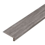 Rivestimento per gradini vinilico con sistema click, 2400 x 115 x 25 mm - Modello: BEETHOVEN Effetto rovere