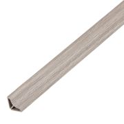 Profilo angolare concavo 2400 x 28 x 15 mm - Modello: BRAHMS Effetto noce