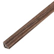 Profilo angolare concavo 2400 x 28 x 15 mm - Modello: SCHUBERT Effetto rovere