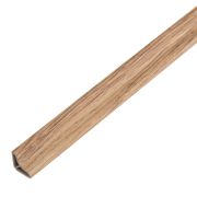 Profilo angolare concavo 2400 x 28 x 15 mm - Modello: STRAUSS Effetto rovere