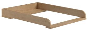 Fasciatoio per bambini serie Peetu | Rovere | 10 x 59 x 78 cm | Compatibile con cassettiera Peetu 01