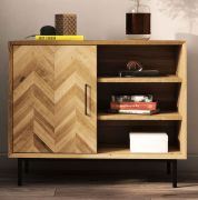 Cassettiera Kumeu 32 in rovere massello oliato | Design elegante | 80 x 97 x 45 cm