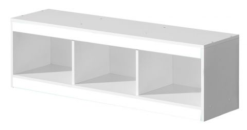 Cameretta - Mensola "Walter" 10, bianco lucido - 41 x 120 x 32 cm (h x l x p)